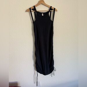 Free People Daily Practice Ruched Midi Dress